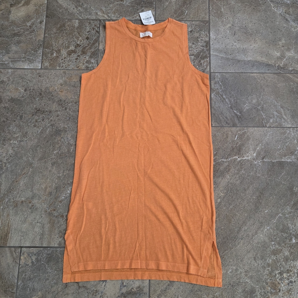 Lou & Grey Orange Sleeveless Dress